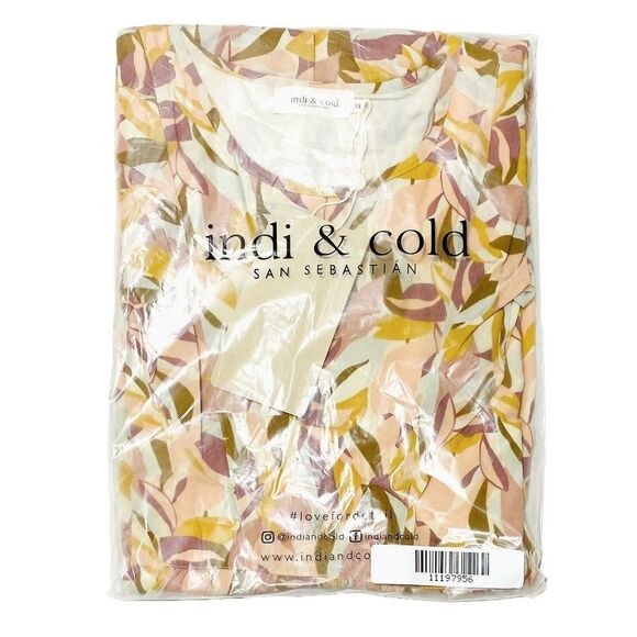 Indi & Cold Samantha Short Leaf Dress - Picture 8 of 8